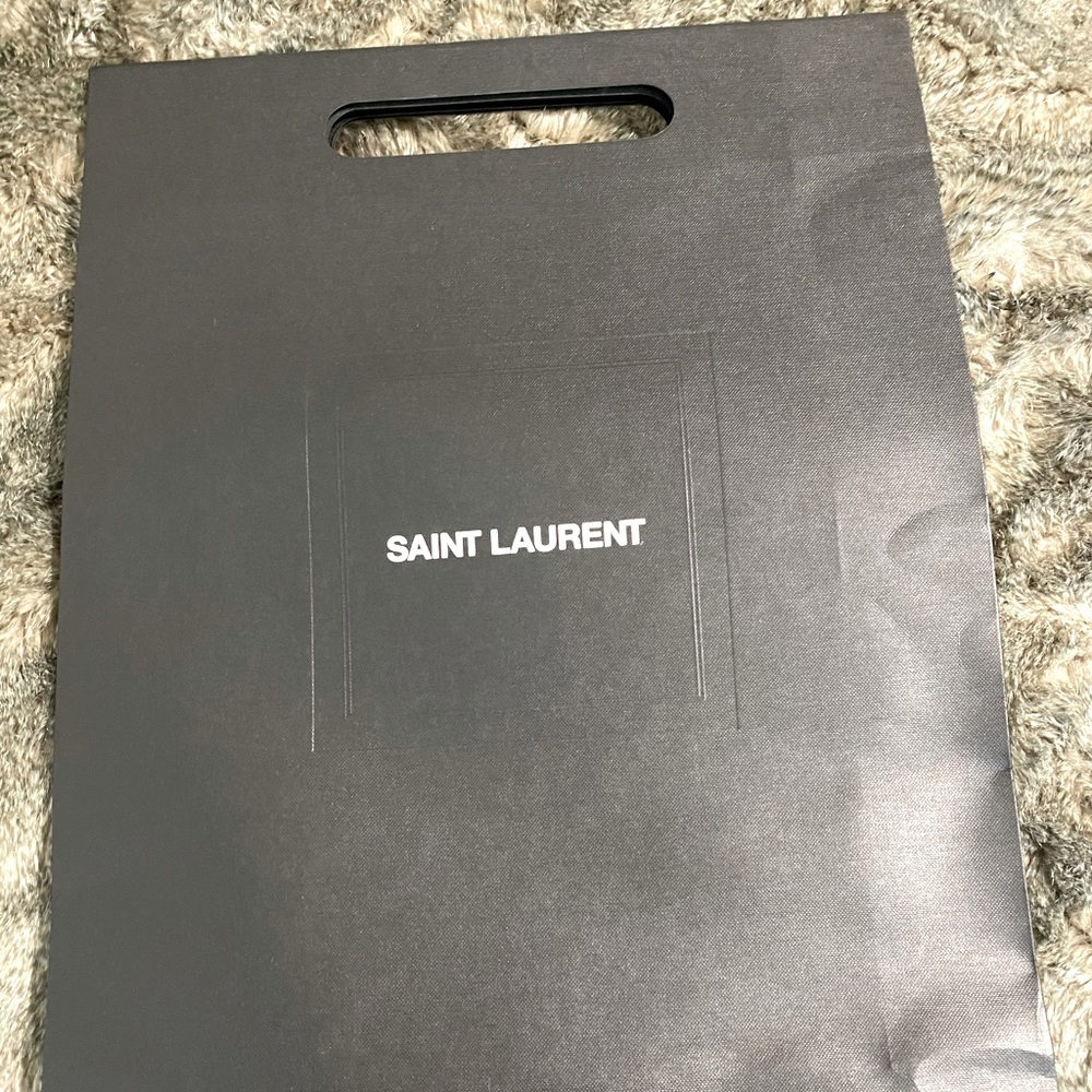 Authentic Saint Laurent Paper Bag